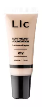 Тональный крем для лица с матовым финишем в мини-формате Lic Soft Velvet Foundation Mini
