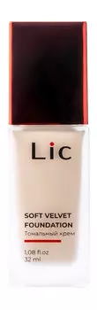 Тональный крем для лица с матовым финишем Lic Soft Velvet Foundation