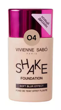 Тональный крем-флюид с натуральным блюр эффектом Vivienne Sabo Shake Foundation Soft Blur Effect