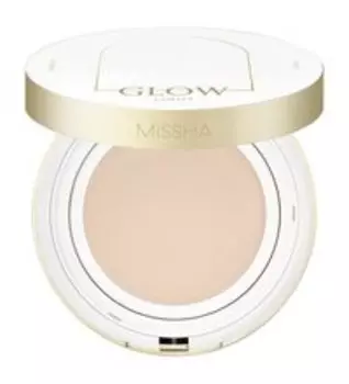 Тональный кушон для лица с коллагеном Missha Glow Cushion Light