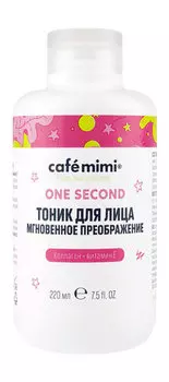 Тоник для лица Мгновенное преображение с коллагеном и витамином Е Cafemimi One Second Тоник для лица Мгновенное преображение