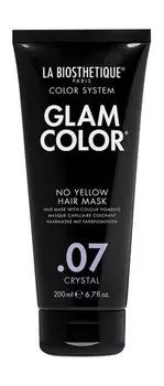 Тонирующая маска для волос La Biosthetique Glam Color No Yellow Hair Mask .07 Crystal
