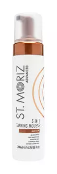 Тонирующий автобронзант-мусс для тела St. Moriz Advanced 5 In 1 Tanning Mousse Medium