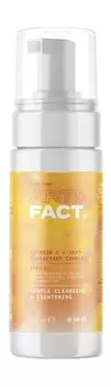 Тонизирующая пенка для умывания с витамином C и комплексом мягких ПАВ Art&Fact. Gentle Cleansing and Lightening Face Foam