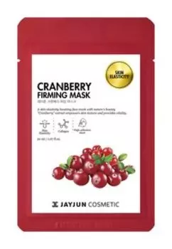 Тонизирующая тканевая маска для лица с клюквой JayJun Cranberry Firming Mask