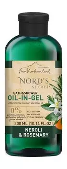 Тонизирующий гель для душа с ароматом нероли и розмарина Nord's Secret Bath & Shower Oil-In-Gel Neroli & Rosemary