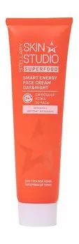 Тонизирующий крем для сияния кожи лица с витамином C Stellary Skin Studio Superfood Smart Energy Day & Night Face Cream