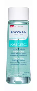 Тонизирующий лосьон для сужения пор кожи лица Mavala Switzerland Pore Detox Perfecting Toning Lotion