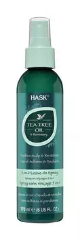 Тонизирующий спрей для волос 5-в-1 с маслом чайного дерева и экстрактом розмарина Hask Tee Tree Oil & Rosemary 5-in-1 Leave-in Spray