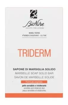 Твердое мыло для чувствительной кожи BioNike Triderm Marseille Soap Solid Bar