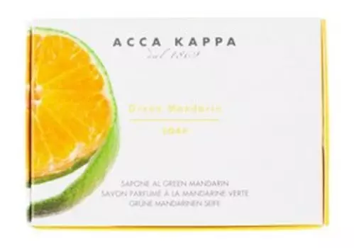 Твердое мыло с ароматом цитруса и цветов Acca Kappa Green Mandarin Soap