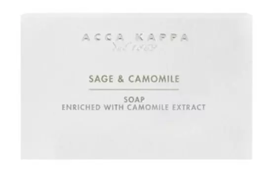 Твердое мыло с ароматом ромашки и шалфея Acca Kappa Sage & Camomile Soap