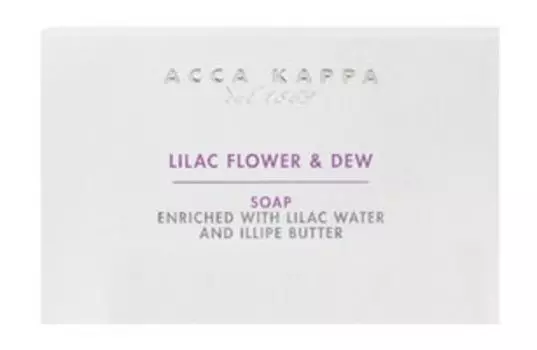 Твердое мыло с цветочной водой сирени Acca Kappa Lilac Flower & Dew Soap