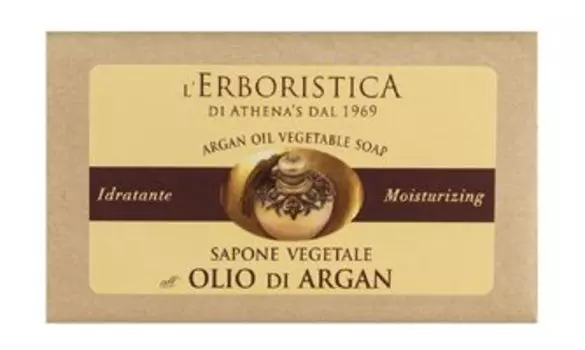 Твердое растительное мыло с маслом арганы L'Erboristica Argan Oil Vegetable Soap