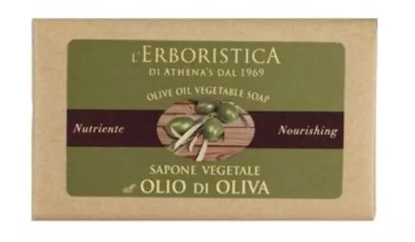 Твердое растительное мыло с маслом оливы L'Erboristica Olive Oil Vegetable Soap