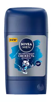 Твердый дезодорант с защитой до 48 часов Nivea Men Экстремальная свежесть