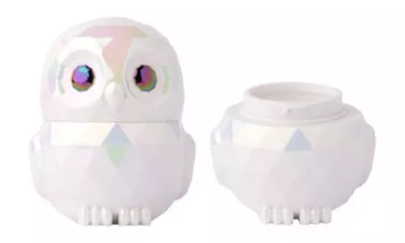 Ухаживающий бальзам для губ с ароматом ванили Гурмандиз Lip Balm Owl White
