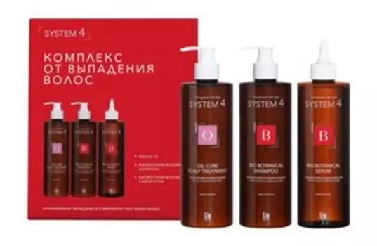 Уходовый набор против выпадения и для роста волос Sim Sensitive System 4 Комплекс от выпадения волос Макси