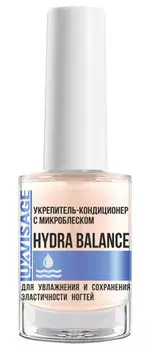 Укрепитель-кондиционер для увлажнения ногтей с микроблеском Luxvisage Hydra Balance Strengthener
