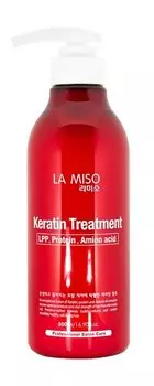 Укрепляющий кондиционер для волос с кератином La Miso Keratin Treatment