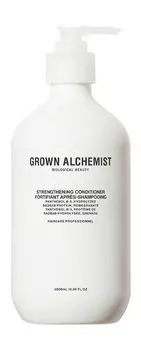 Укрепляющий кондиционер для волос с пантенолом и протеином Grown Alchemist Strengthening Conditioner: Panthenol B-5, Hydrolyzed Baobab Protein, Pomegranate