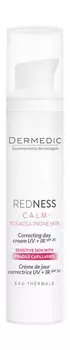 Укрепляющий питательный дневной крем для кожи лица с розацеа Dermedic Redness Correcting Day Cream SPF 20