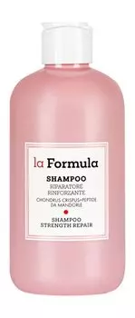 Укрепляющий шампунь для волос с пептидами миндаля и экстрактом ирландского мха La Formula Strength Repair Shampoo