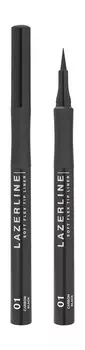 Ультрачерная подводка для глаз с фетровым наконечником Influence Beauty Lazerline Soft Flex Tip Liner