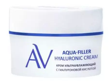 Ультраувлажняющий крем для лица с гиалуроновой кислотой Aravia Laboratories Face Care Aqua-Filler Hyaluronic Cream
