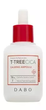 Успокаивающая сыворотка для лица с экстрактом центеллы азиатской Dabo T-Tree Cica Calming Ampoule