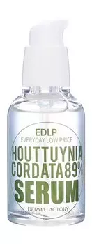 Успокаивающая сыворотка для лица с экстрактом хауттюйнии Derma Factory Houttuynia Cordata 89% Serum