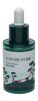 Успокаивающая сыворотка для лица с экстрактом сосновых иголок Round Lab Pine Calming Cica Ampoule