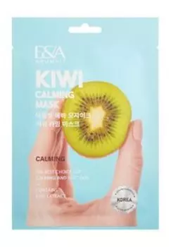 Успокаивающая тканевая маска для чувствительной кожи лица с экстрактом киви Eva Mosaic Arumvit E&A Kiwi Calming Mask
