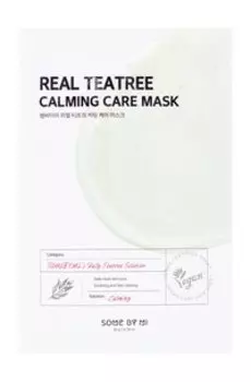 Успокаивающая тканевая маска для лица с экстрактом чайного дерева Some by Mi Real Teatree Calming Care Mask