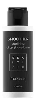 Успокаивающий бальзам после бритья с витамином Е и маслом ши Beautific [Pro] Men Smoother Soothing Aftershave Balm