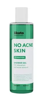 Успокаивающий гель для душа против несовершенств кожи Likato Professional No Acne Skin Hydration Shower Gel