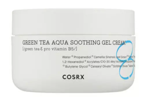 Успокаивающий гель-крем с зелёным чаем Cosrx Hydrium Green Tea Aqua Soothing Gel Cream