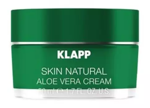 Успокаивающий крем для чувствительной кожи лица с алоэ вера Klapp Skin Natural Aloe Vera Cream