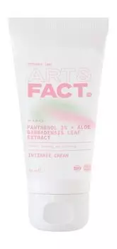 Успокаивающий крем для интимного ухода с пантенолом и экстрактом алое Art&Fact. Intimate Care Soothing & Softening Intimate Cream