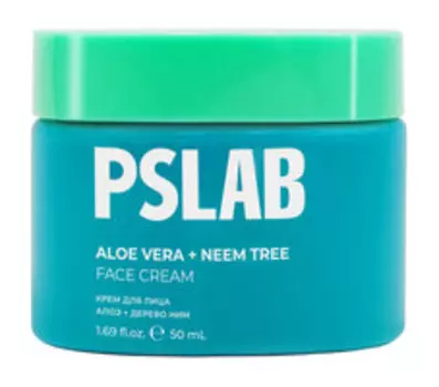 Успокаивающий крем для лица с алоэ и экстрактом дерева ним PS Lab Aloe Vera + Neem Tree Face Cream