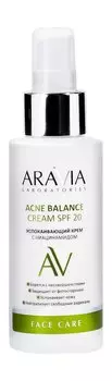 Успокаивающий крем для лица с ниацинамидом Aravia Laboratories Acne Balance Cream SPF 20