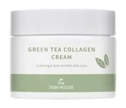 Успокаивающий крем для лица The Skin House Green Tea Collagen Cream