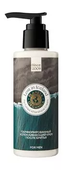Успокаивающий крем после бритья с древесно-амбровым ароматом Planeta Organica Lost In Iceland for Men Perfumed Aftershave Cream