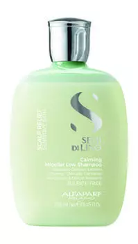 Успокаивающий мицеллярный шампунь Alfaparf Milano Semi Di Lino Scalp Calming Micellar Low Shampoo