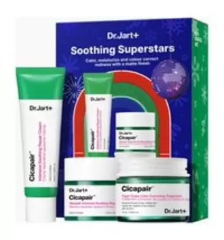 Успокаивающий набор для ухода за чувствительной кожей лица Dr.Jart Soothing Superstars Set