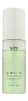Успокаивающий пузырьковый тонер для лица с экстрактом центеллы азиатской Tenzero Cica Bubble Toner