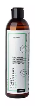 Успокаивающий шампунь для поврежденных волос и кожи головы Beaute Mediterranea Hemp Line Haircare Ultra Soothed Scalp Shampoo
