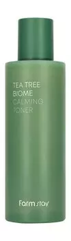 Успокаивающий тонер для чувствительной кожи лица с экстрактом чайного дерева FarmStay Tea Tree Biome Calming Toner