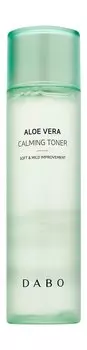 Успокаивающий тонер для лица с алоэ Dabo Aloe Vera Calming Toner