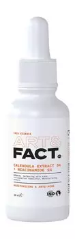 Увлажняющая эссенция для чувствительной кожи лица с экстрактом календулы 5% и ниацинамидом 5% Art&Fact. Moisturizing & Anti-Acne Face Essence